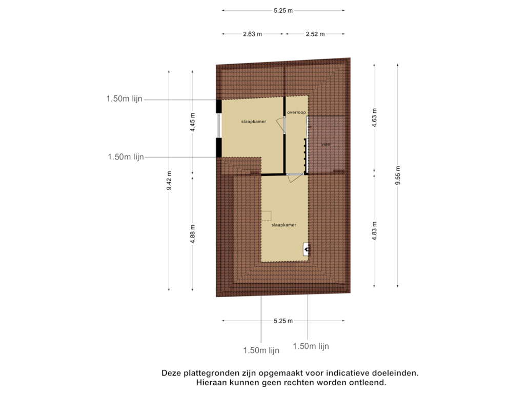 View floorplan of Eerste Verdieping of Omgong 9