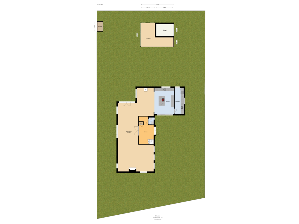 View floorplan of Situatie of Statendam 19