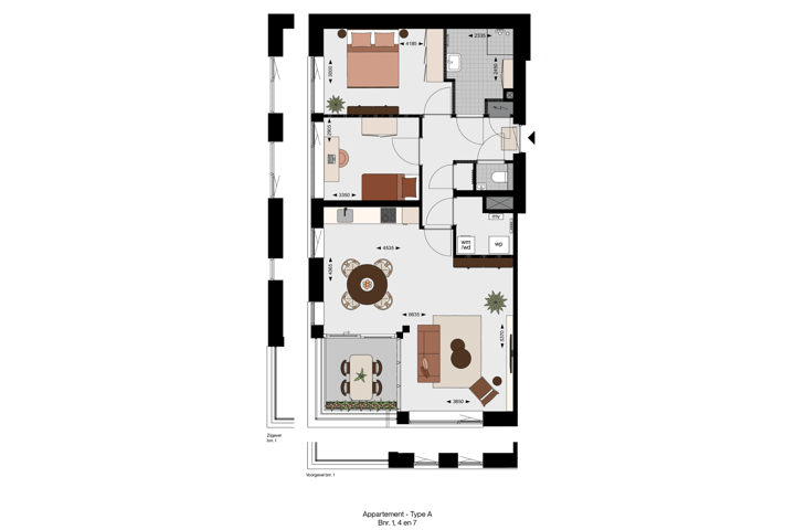 Bekijk foto 2 van Appartementen (Bouwnr. 4)