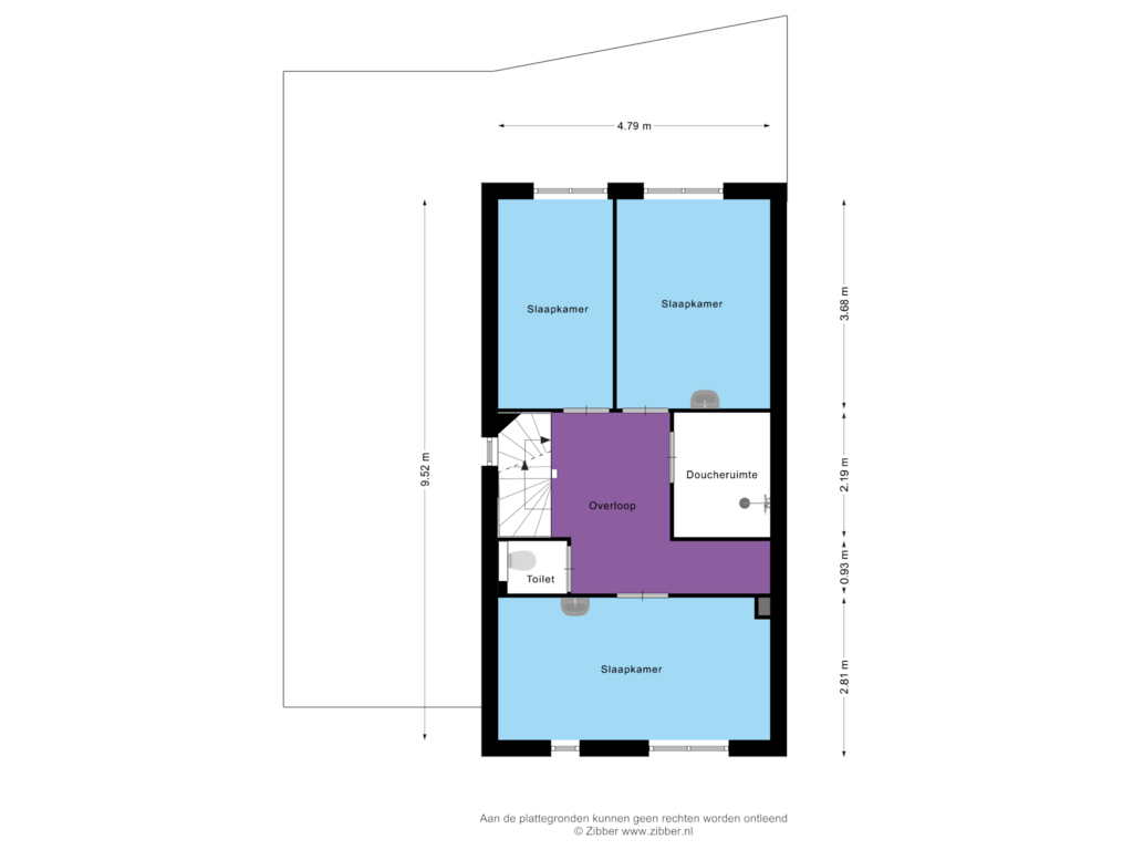 Bekijk plattegrond van Eerste  Verdieping van Spittaalderkamp 59-A