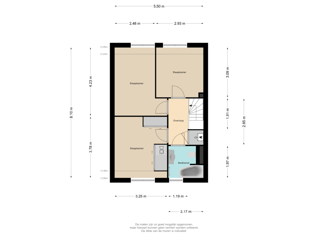 Bekijk plattegrond van Verdieping van Locksweer 2