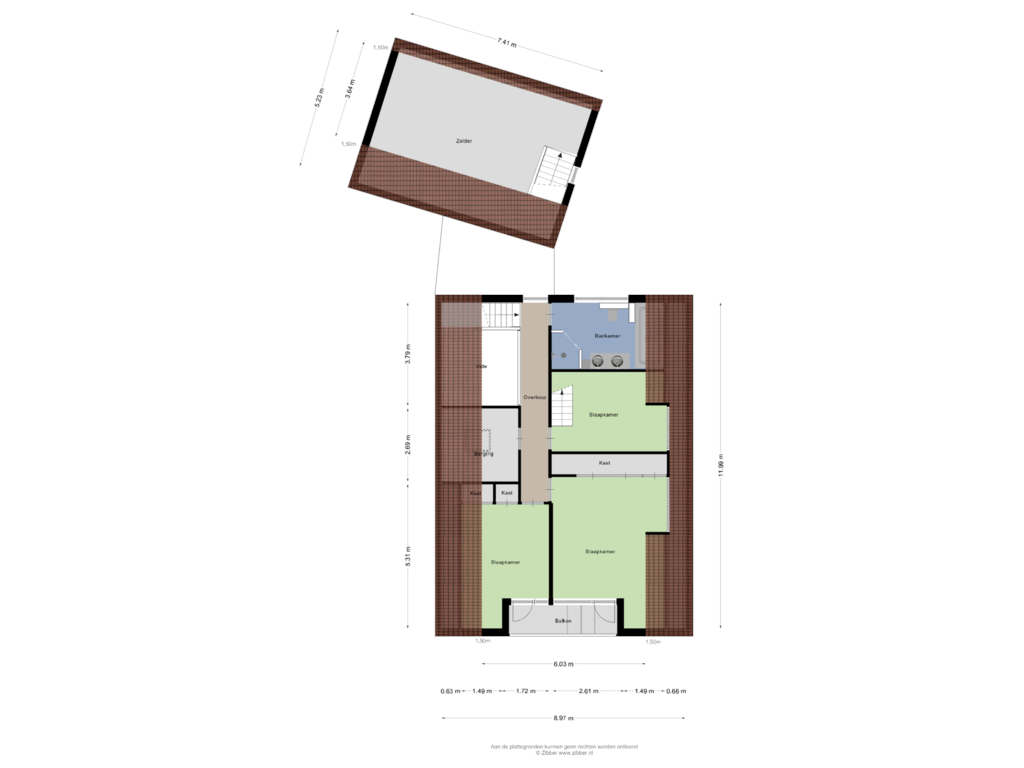 Bekijk plattegrond van Eerste verdieping van Fazantstraat 50