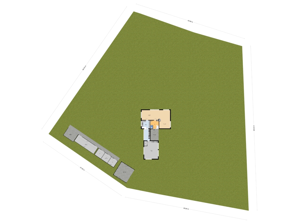 Bekijk plattegrond van Situatie van Nieuw Rockanjesedijk 1-A