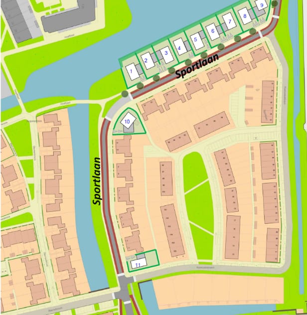 Sportlaan - kavel, Bergen op Zoom, 4616, Noord-Brabant, Nederland