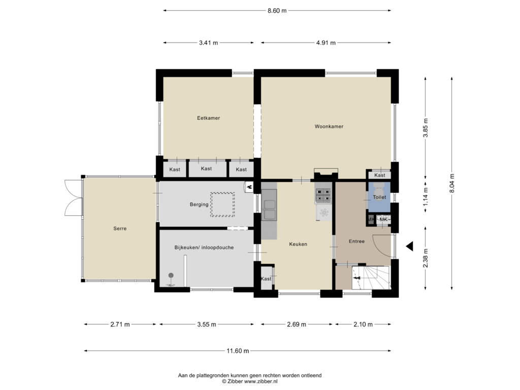 Bekijk plattegrond van Begane grond van Ribesstraat 2