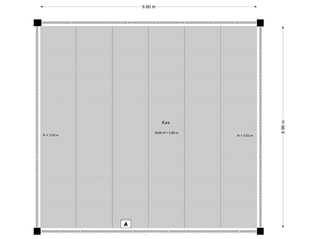 View floorplan of Kas of Achthoven-West 21