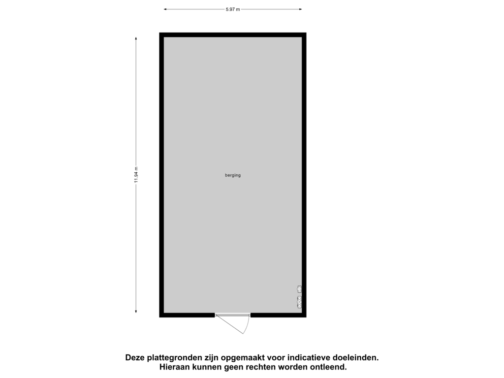 Bekijk plattegrond van Berging van Bosch 9