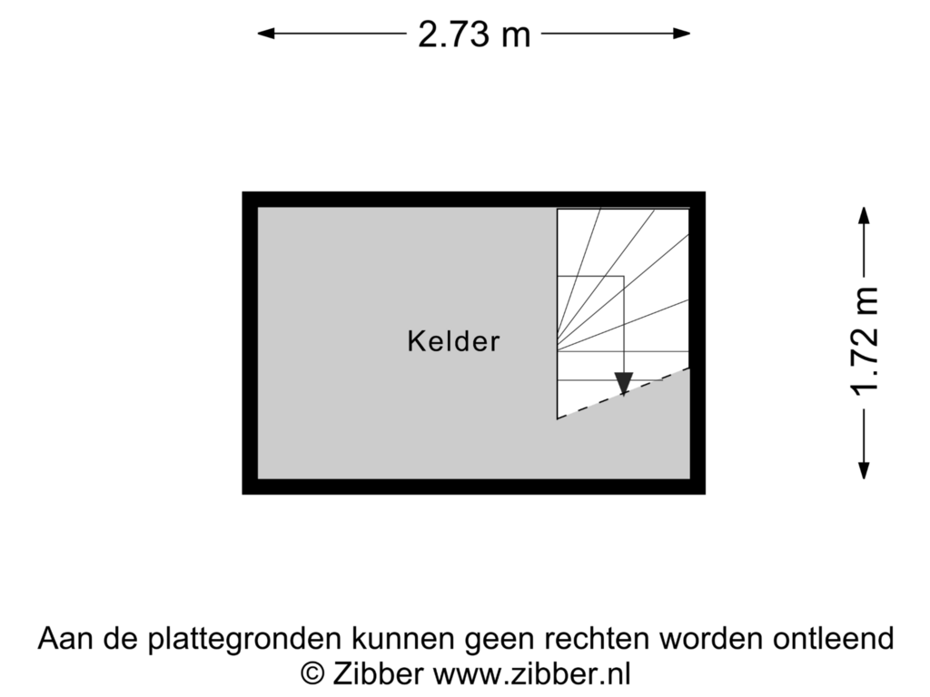 Bekijk plattegrond van Kelder van Liezenweg 2