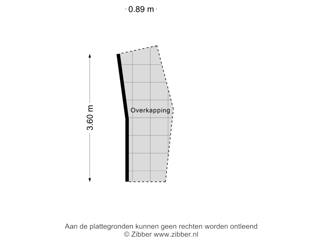 Bekijk plattegrond van Overkapping van Liezenweg 2