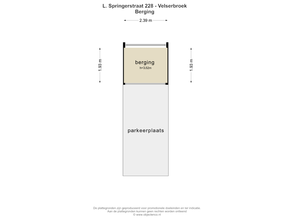 Bekijk plattegrond van BERGING van L. Springerstraat 228