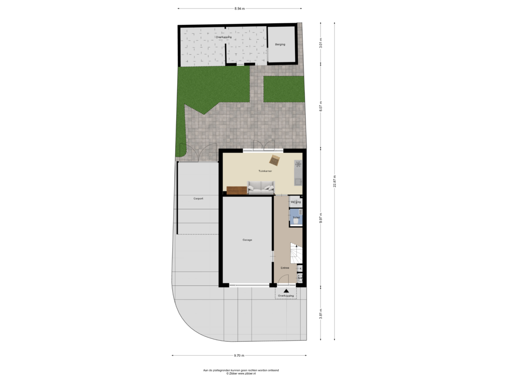 Bekijk plattegrond van Begane grond_Tuin van Benedendijk 110