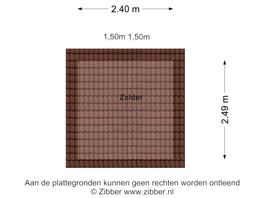 Bekijk plattegrond van Zolder van Benedendijk 110