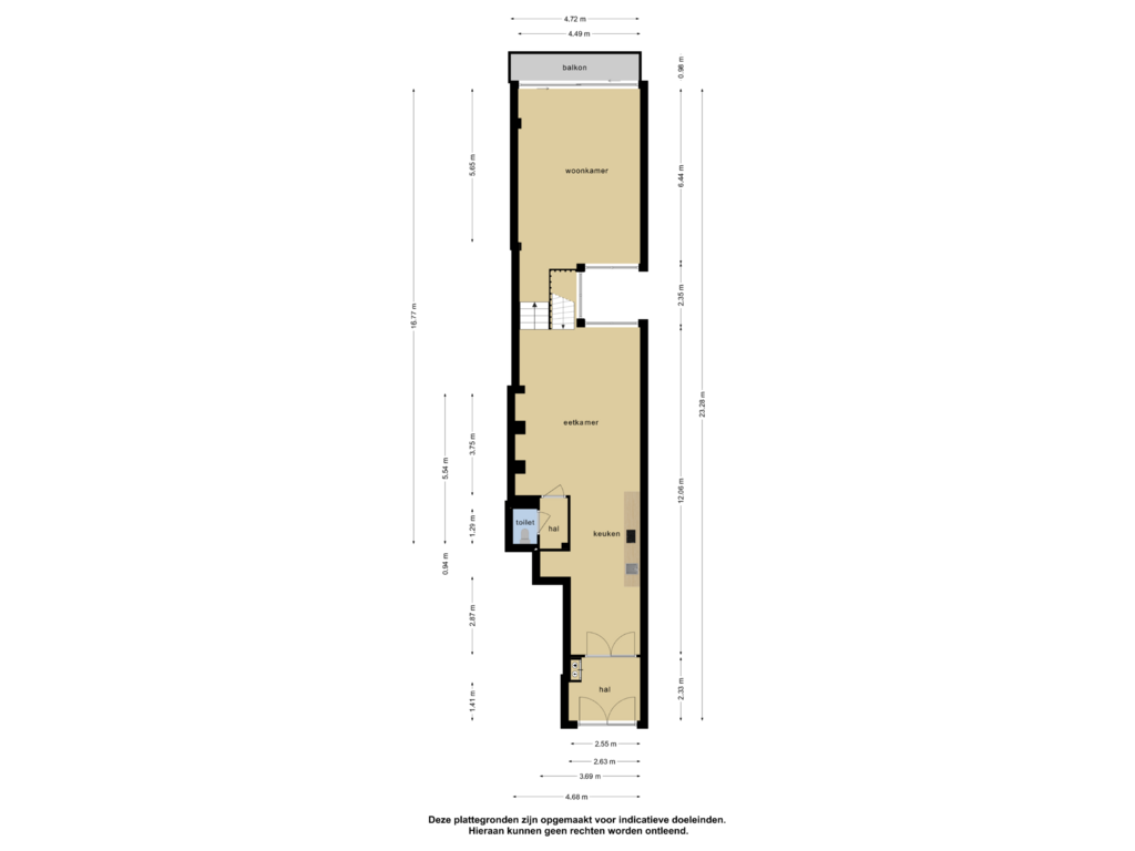 Bekijk plattegrond van Begane grond van Mathenesserdijk 317-D