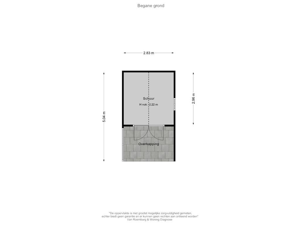 Bekijk plattegrond van Schuur 1 van Dr L E van Hoornlaan 22