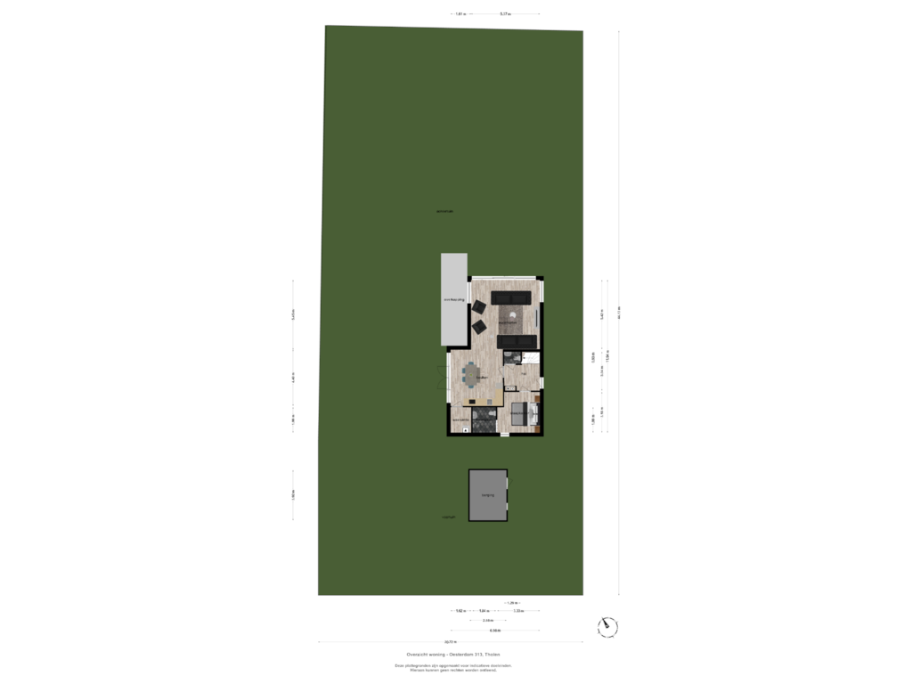 View floorplan of Overzicht woning of Oesterdam 313