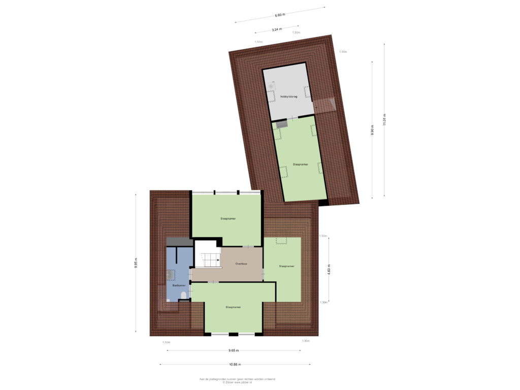 Bekijk plattegrond van Eerste Verdieping van Leeuwstraat 19