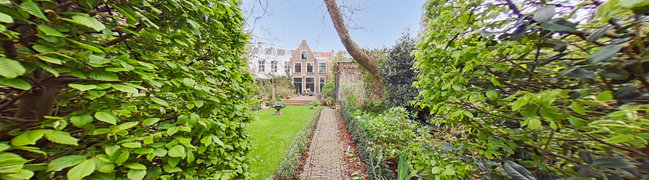 Bekijk 360° foto van Achtertuin van Hooglandse Kerkgracht 23