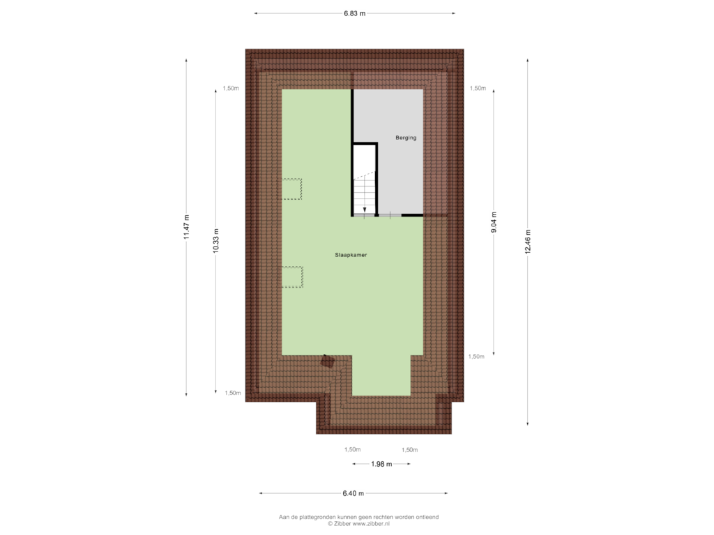 Bekijk plattegrond van Zolder van De Wiek 13