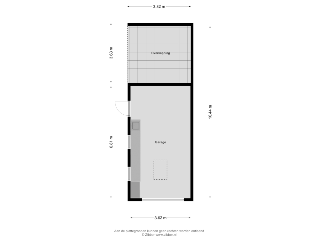 Bekijk plattegrond van Garage van De Wiek 13