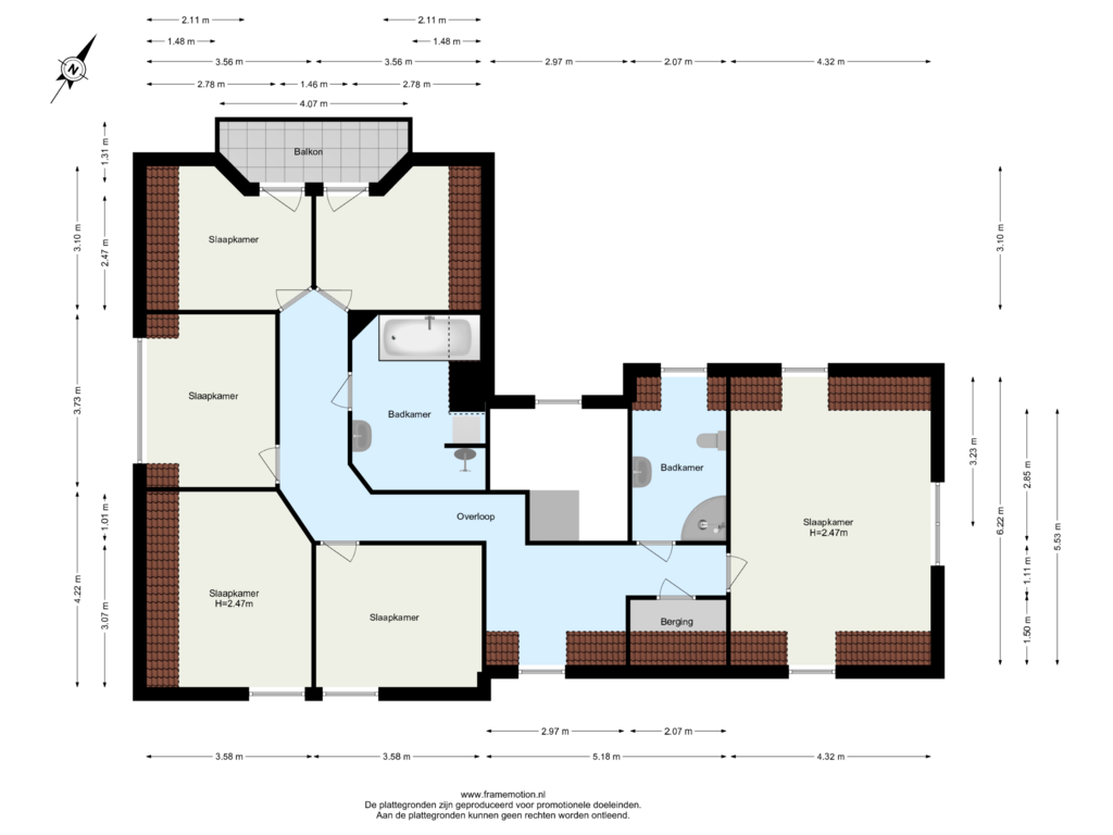 Bekijk plattegrond van Verdieping 1 van Schalm 5-A