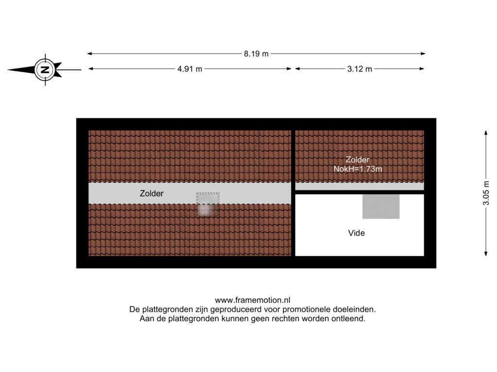 Bekijk plattegrond van Zolder van Schaapsweg 14