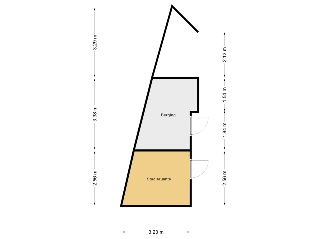 Bekijk plattegrond van Berging/studieruimte van Concordia 1