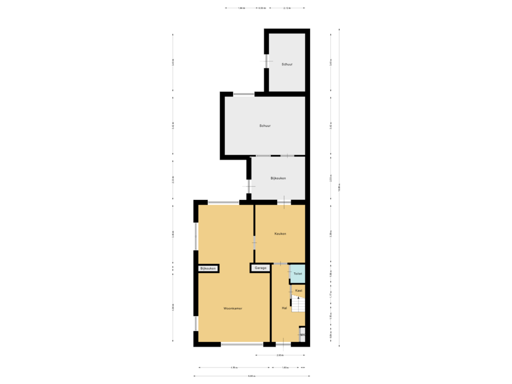 Bekijk plattegrond van First floor van Nieuweweg 43