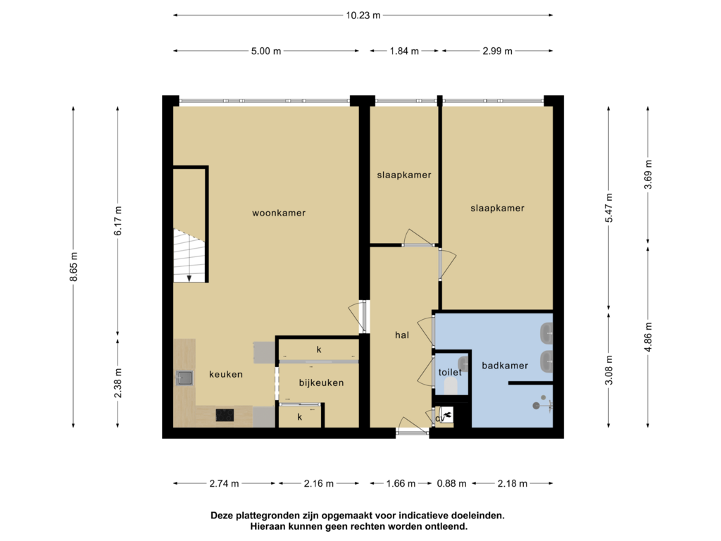 Bekijk plattegrond van 1e verdieping van Lichtstraat 211