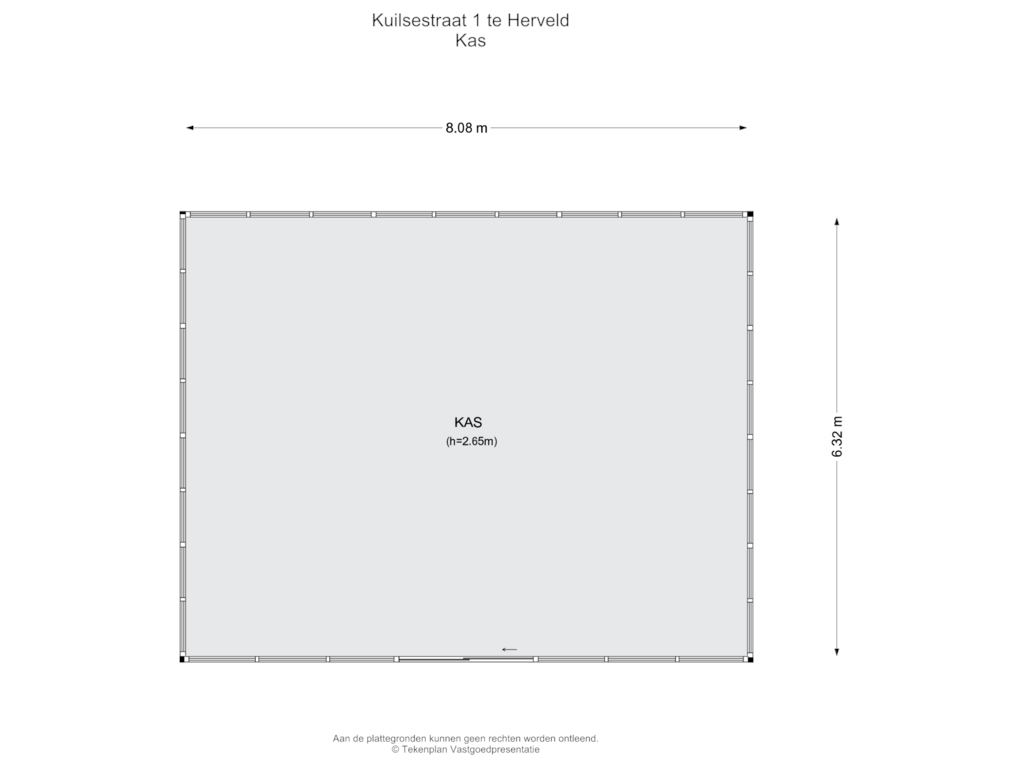 Bekijk plattegrond van Kas van Kuilsestraat 1