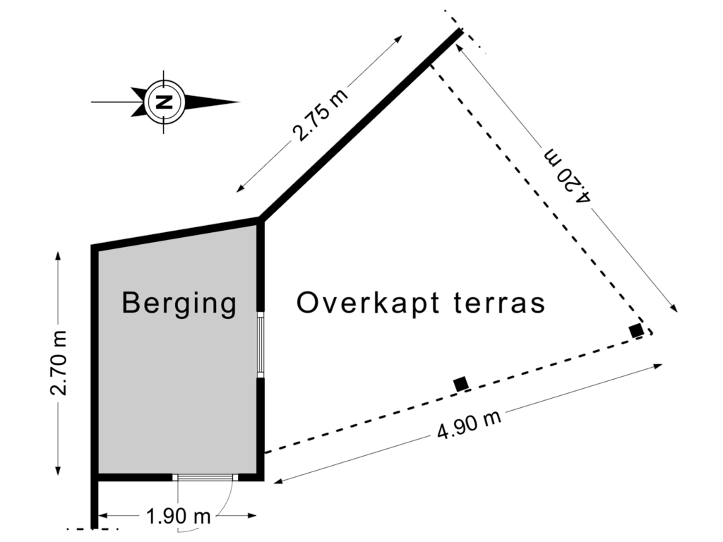 View floorplan of Bijgebouw of Karrepad 5