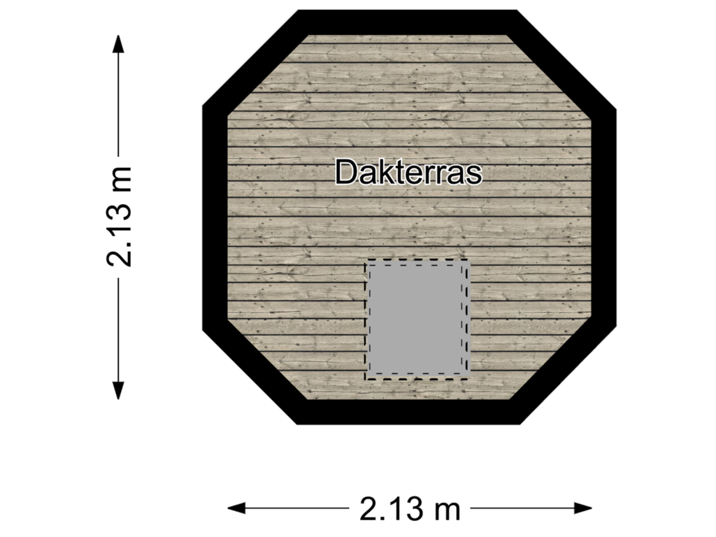 Bekijk plattegrond van Dakterras van Rust en Vreugdlaan 1-A