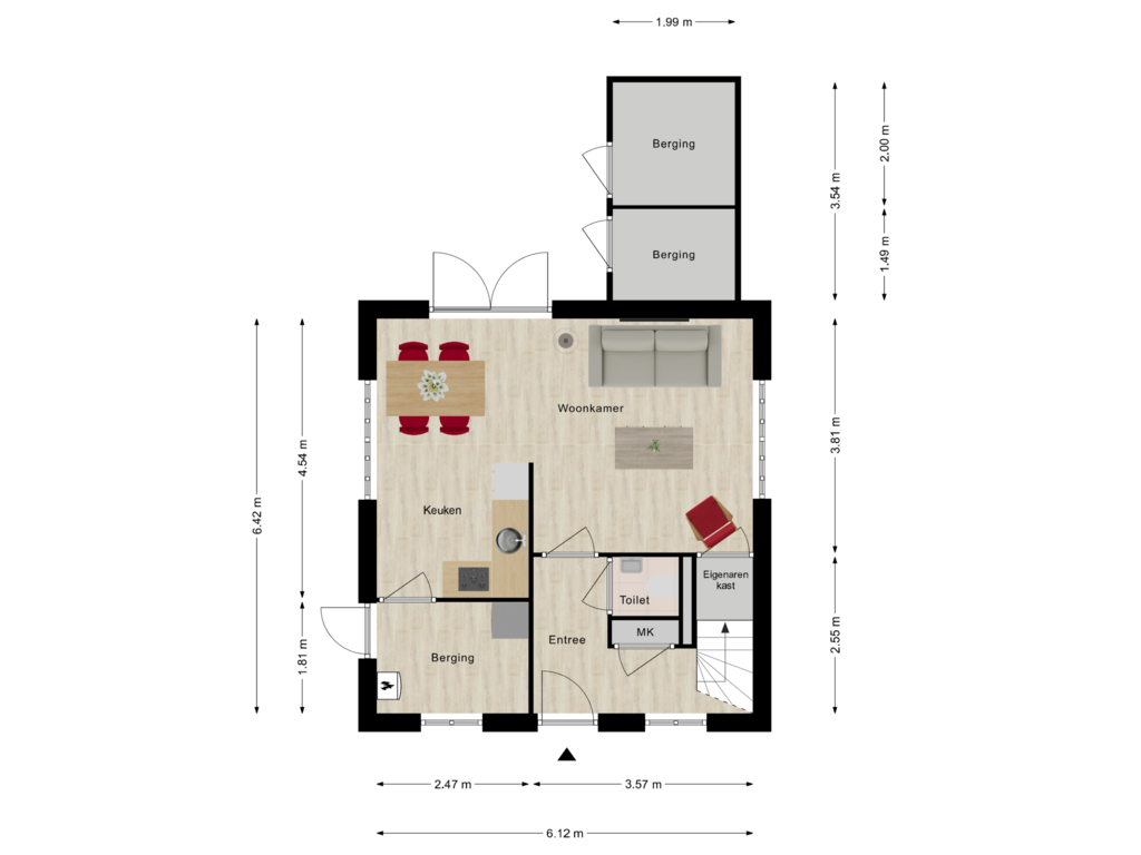 Bekijk plattegrond van Begane Grond van Laan van Cavelot 24