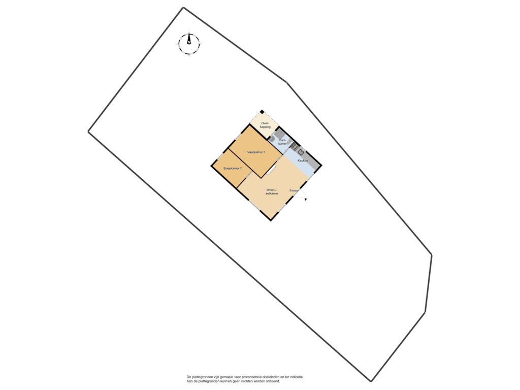 View floorplan of Perceel of Kievit 12-B402