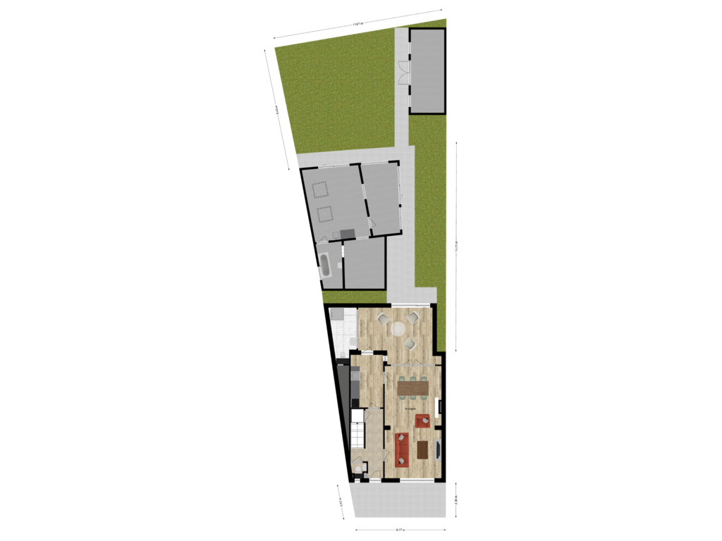 Bekijk plattegrond van Situatie van Molenstraat 31