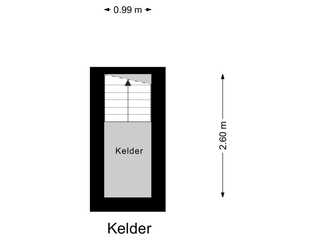 Bekijk plattegrond van Kelder van Zwaluwweg 13