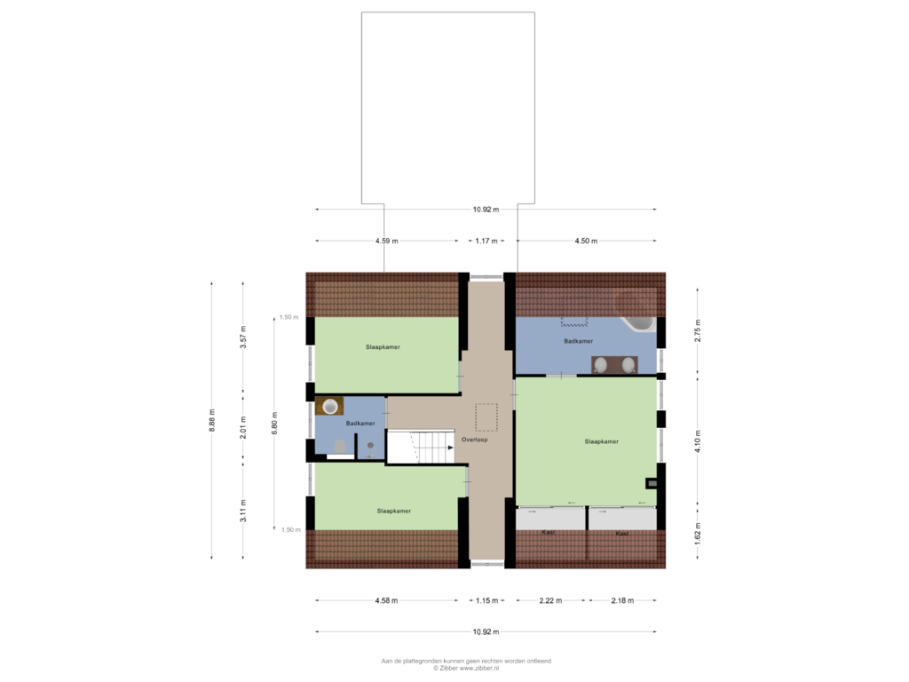 Bekijk plattegrond van Eerste verdieping van Prinsendijk 11