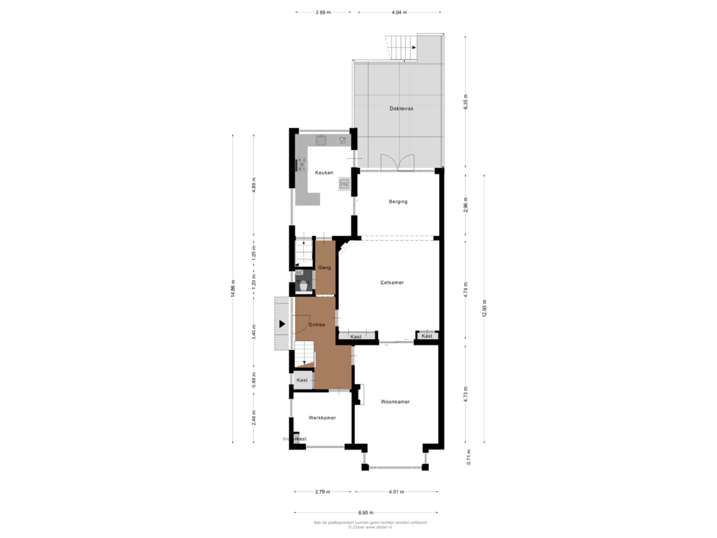 Bekijk plattegrond van Begane Grond van Taalstraat 13