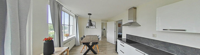 Bekijk 360° foto van Woonkamer-Keuken van Koningsplein flat 117-E