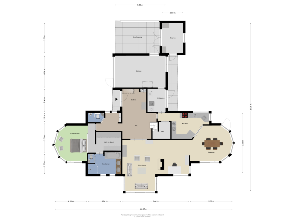 View floorplan of Begane grond of Fazantlaan 12