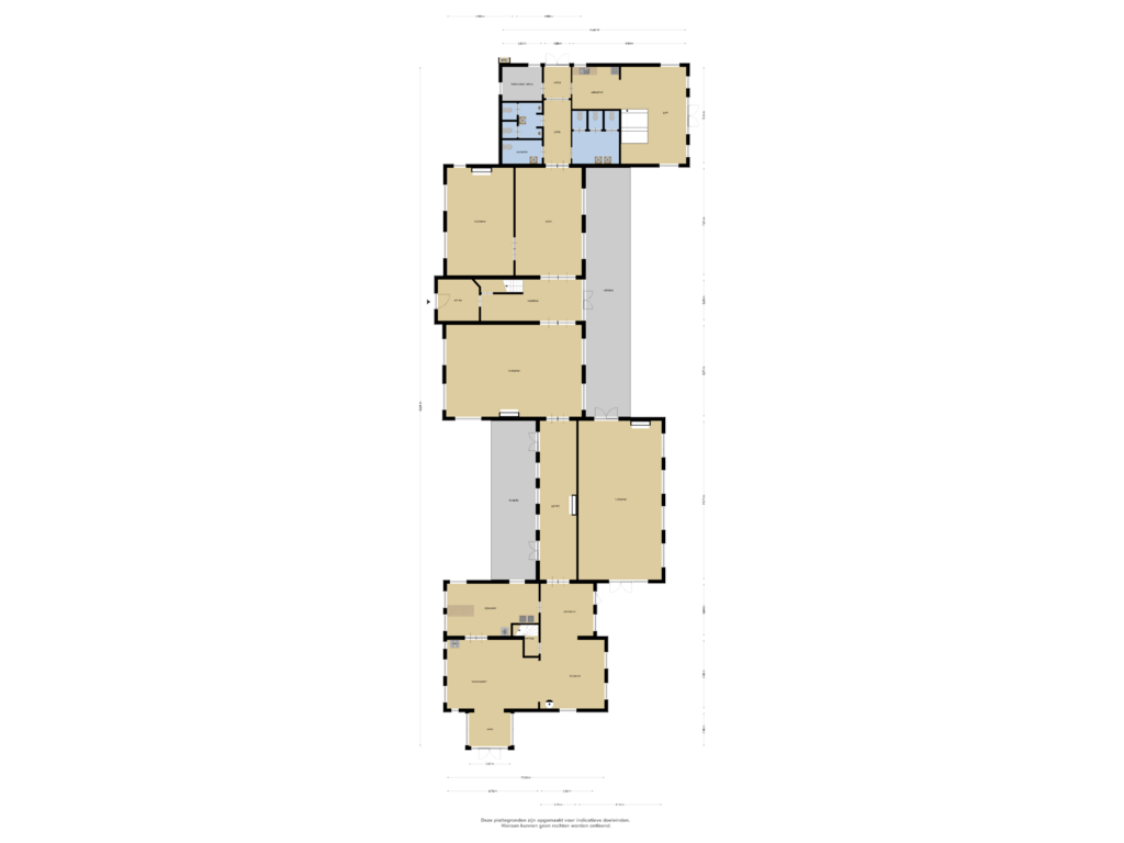 View floorplan of Begane Grond of Noordlangeweg 34