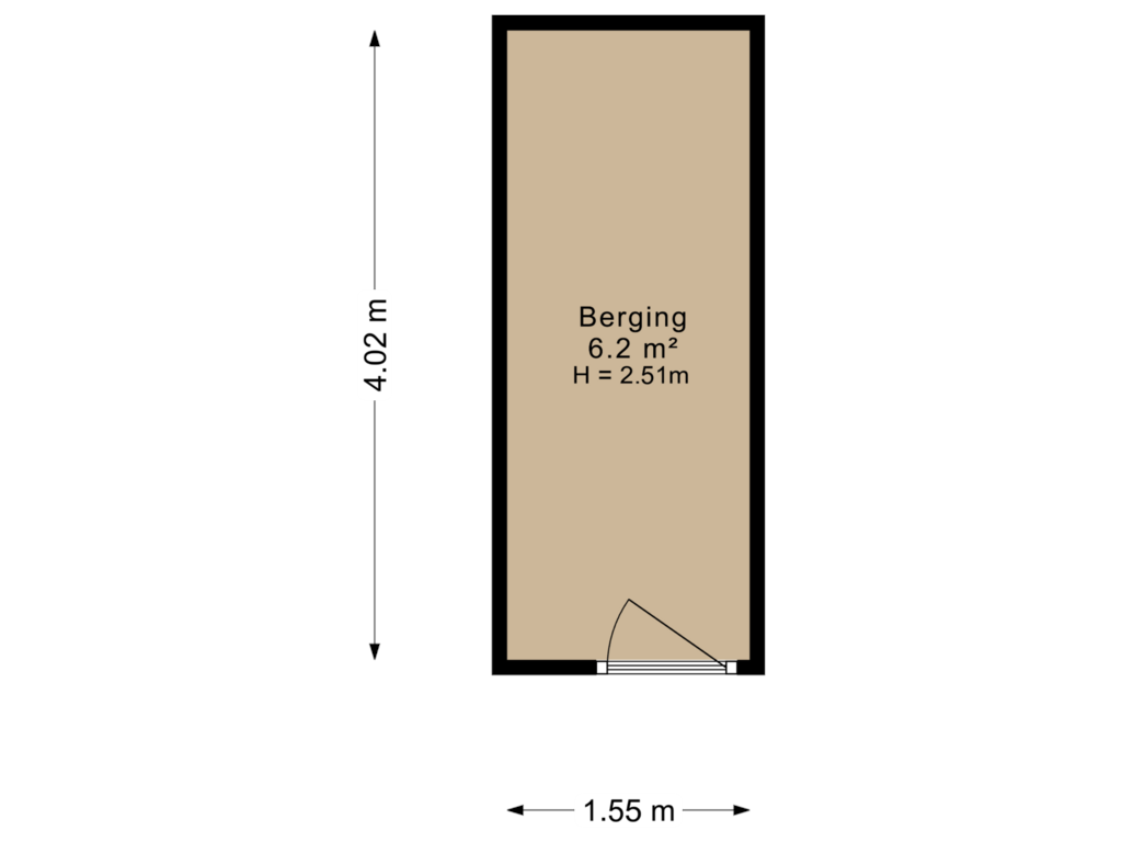 Bekijk plattegrond van Berging van de Anjen 49