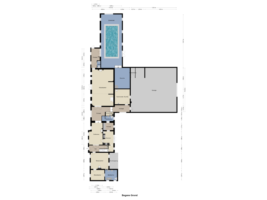 View floorplan of Begane Grond of Annendaalderweg 26