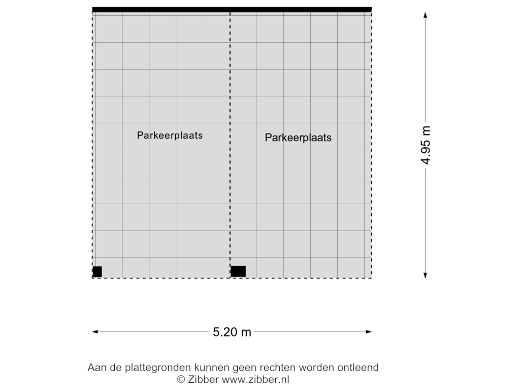 View floorplan of Parkeerplaats of Saenredamstraat 59