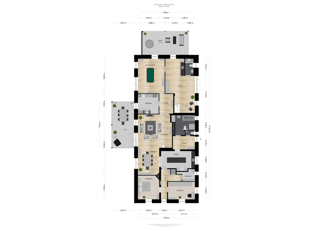 Bekijk plattegrond van Begane Grond van Grensweg 3