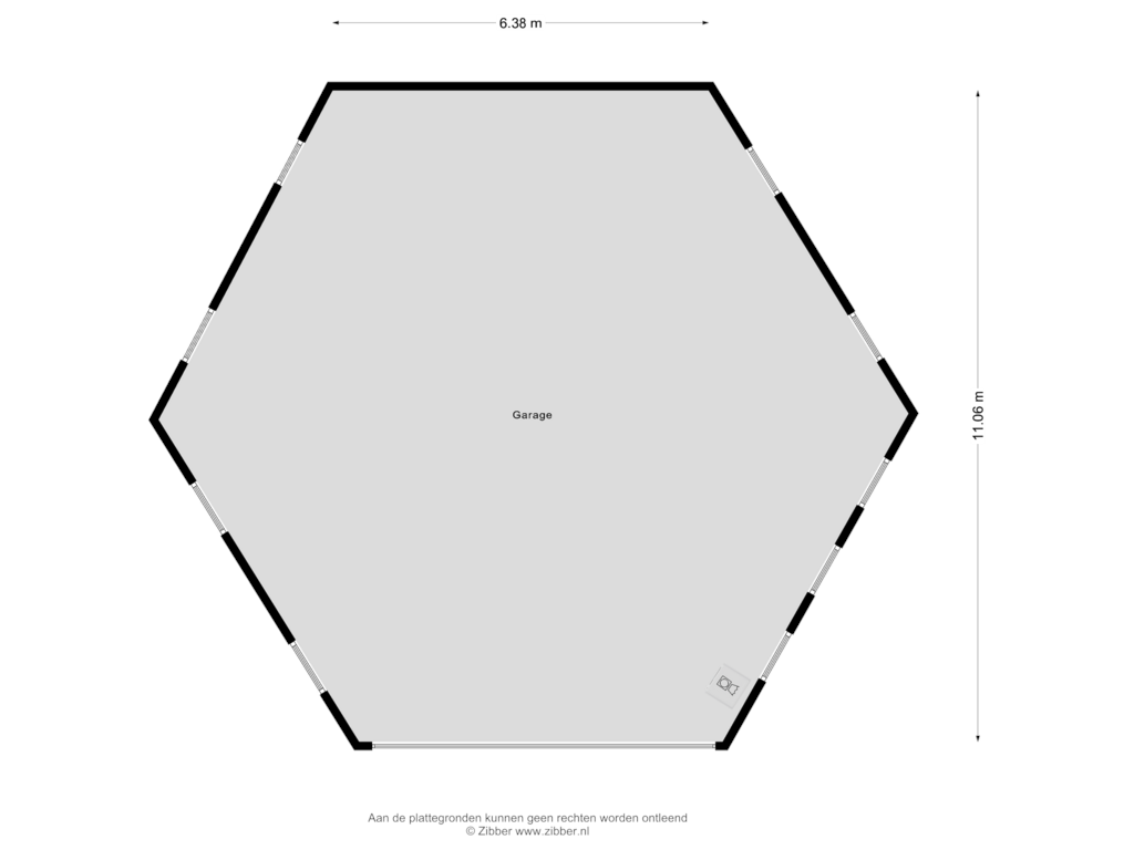 Bekijk plattegrond van Garage van Galatheseweg 22