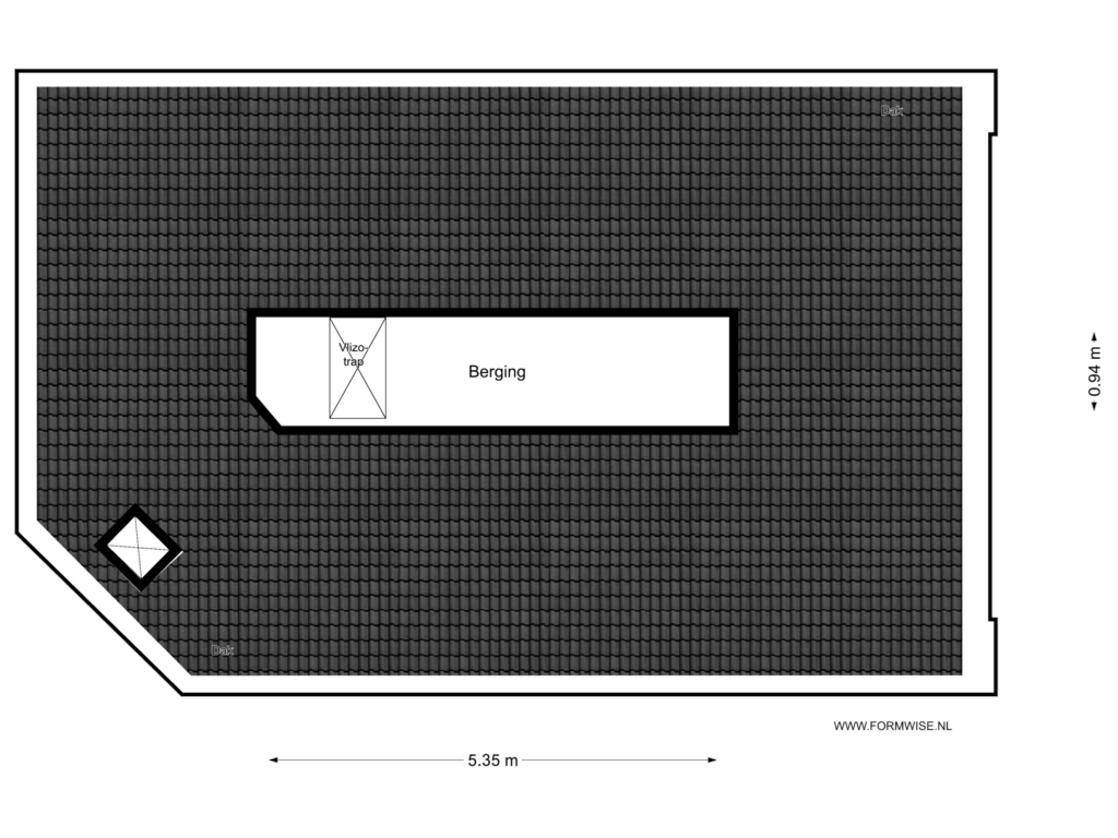 View floorplan of VLIERING of Spinozastraat 3