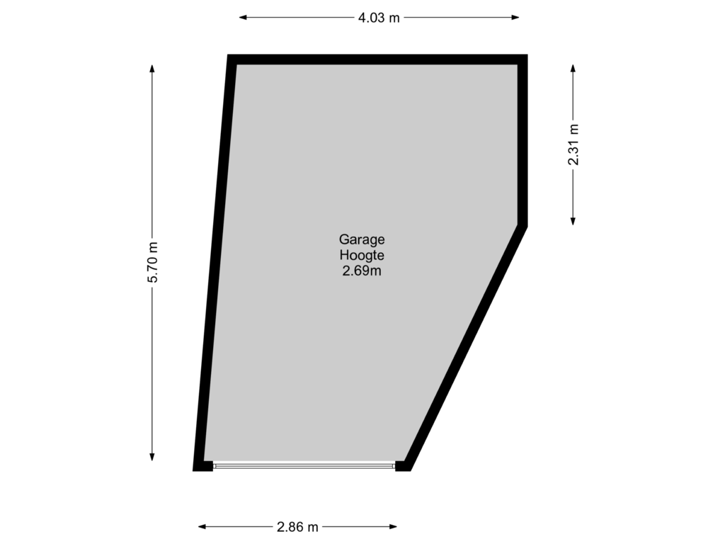 Bekijk plattegrond van Garage van Labradorstroom 141