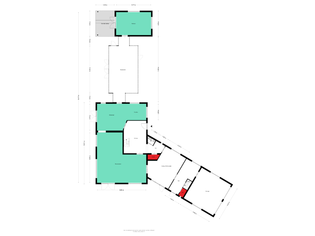 Bekijk plattegrond van Begane Grond van Graafsebaan 35