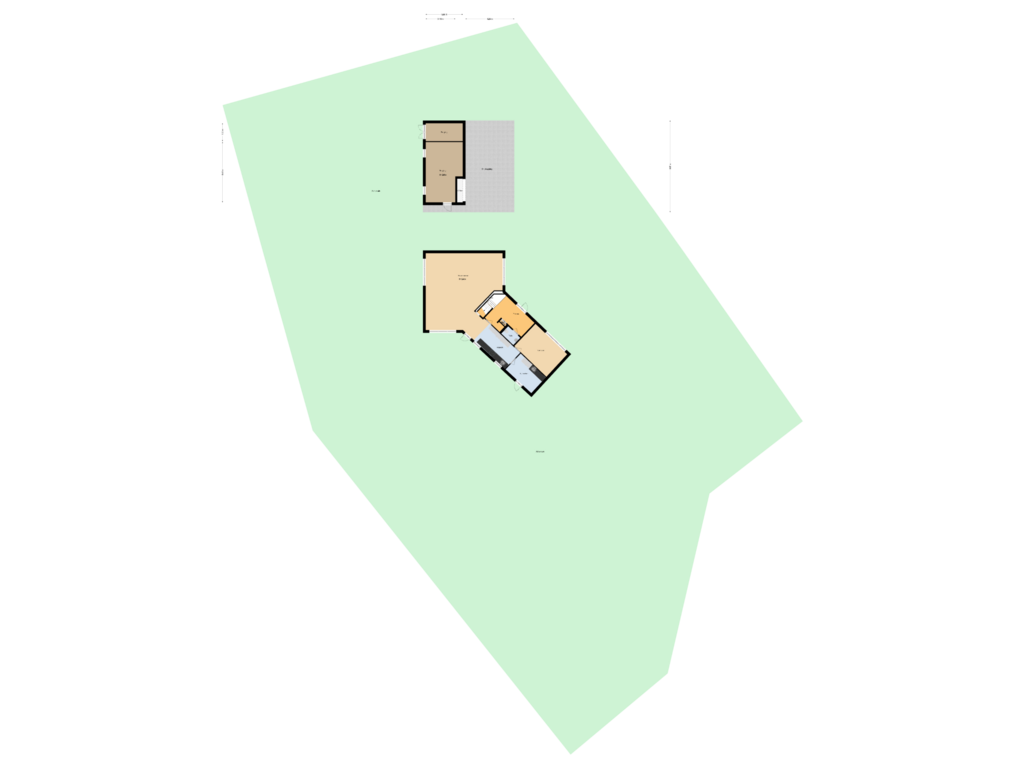 View floorplan of Situatie of Eilandseweg 8