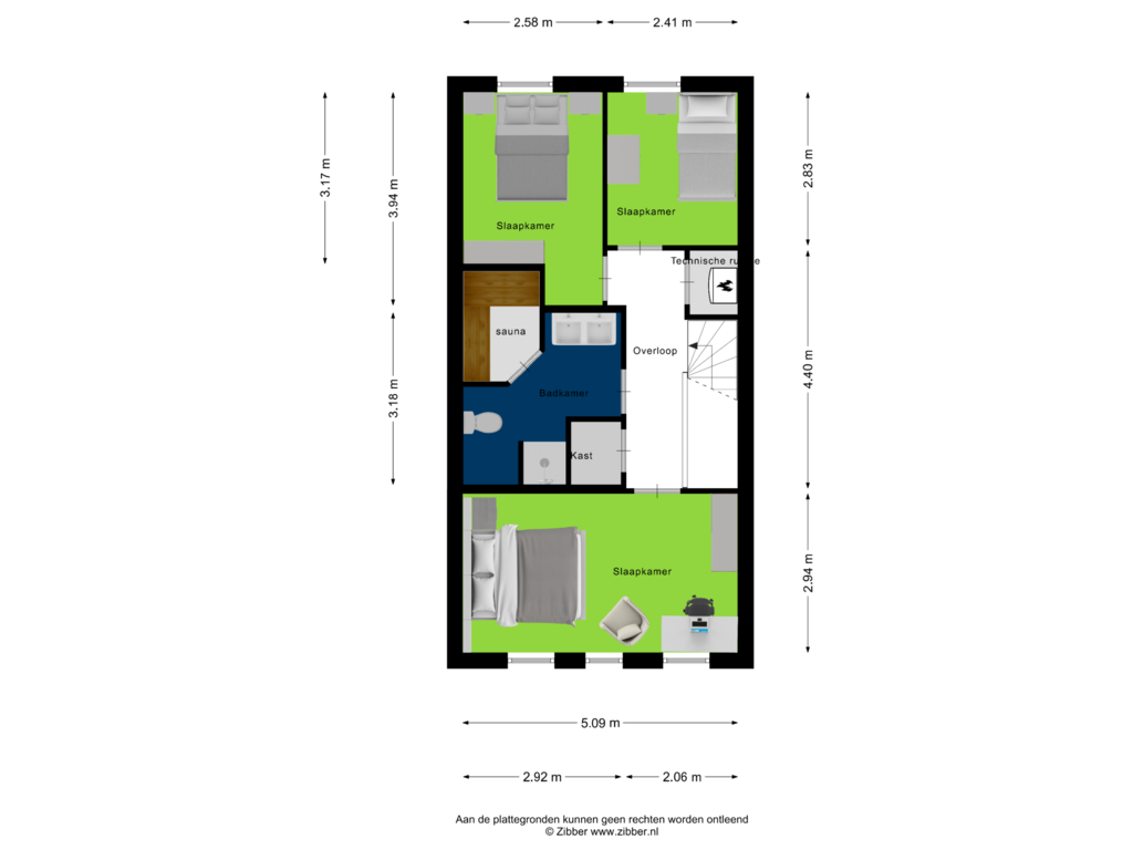 View floorplan of Eerste Verdieping of De Krom 221